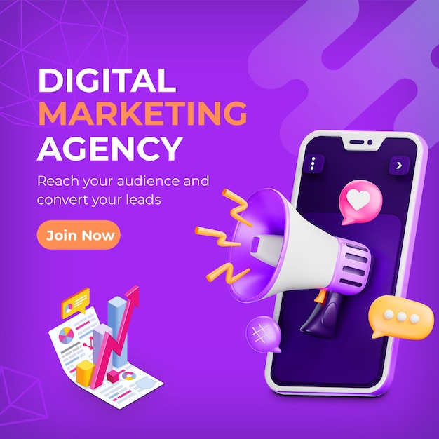 PSD digital marketing agency post