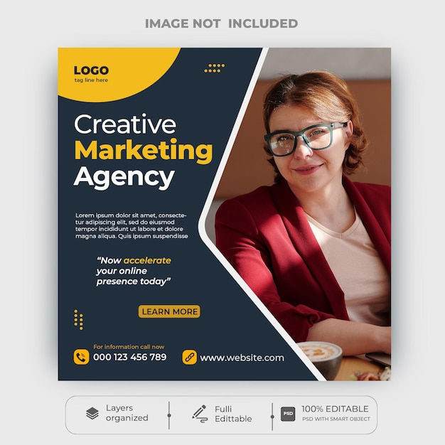 Digital Marketing Agency Promotion Instagram post