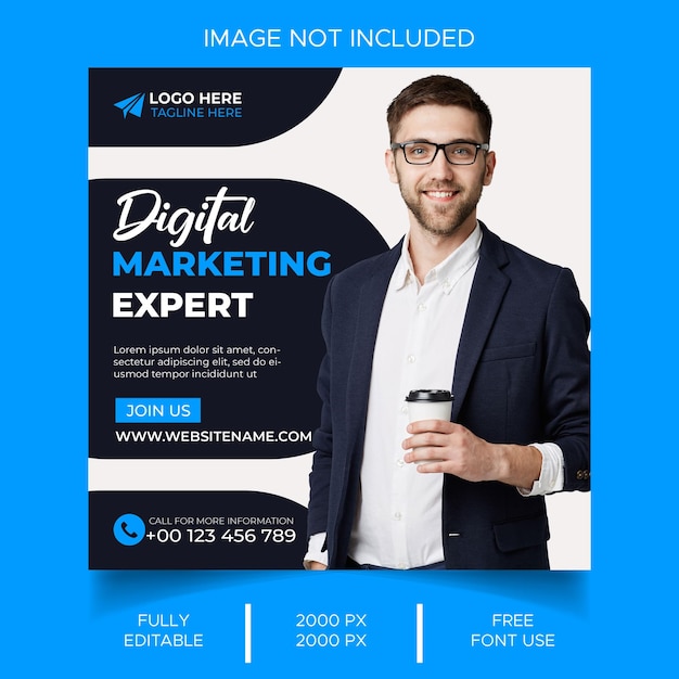 Digital Marketing Agency Promotion Instagram post