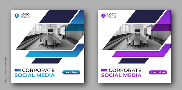 Digital marketing agency social media and instagram post banner template