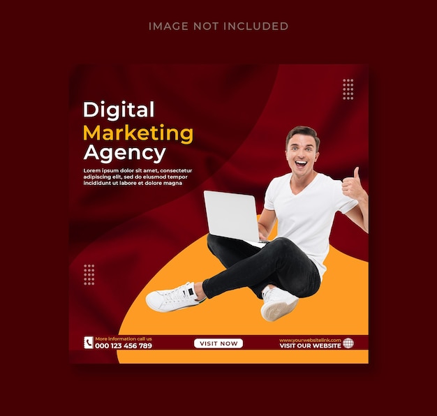 digital marketing agency tamplate instagram post