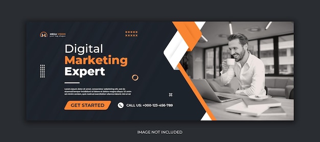 PSD digital marketing corporate social media facebook cover template