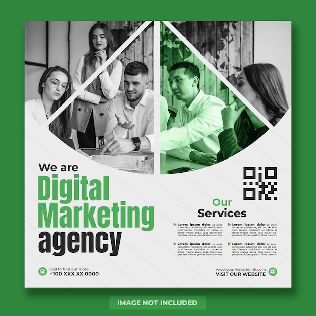 PSD digital marketing creative social media post