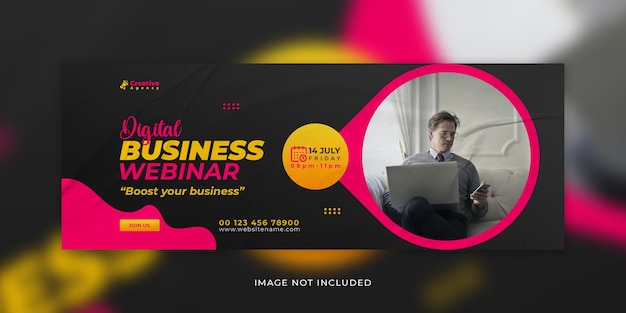 Digital marketing social media cover and header template