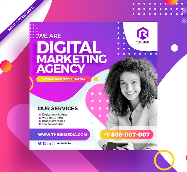 Digital Marketing Social Media Post Instagram Banner