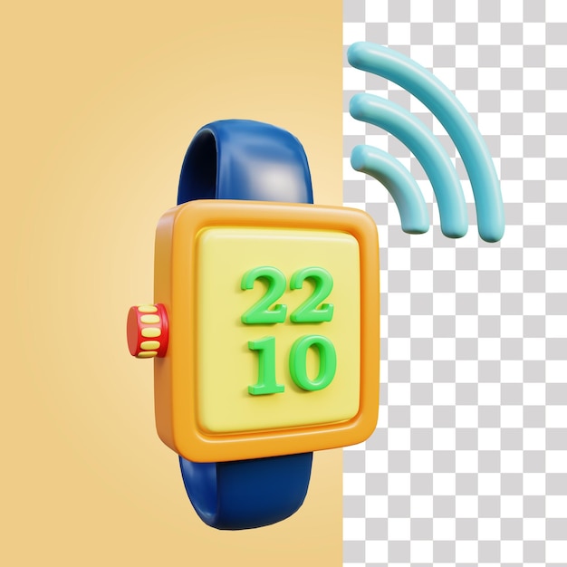 A digital watch with a blue watch on it