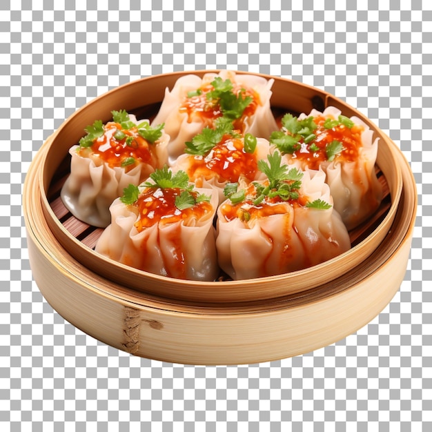 dim sum on transparent background