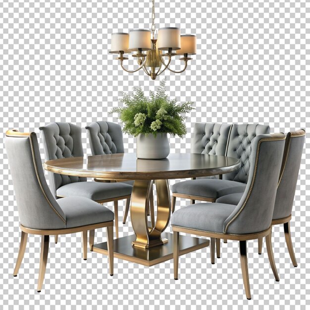 PSD dining table set