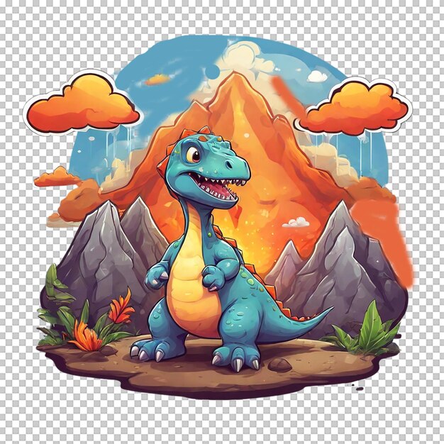 Dinosaur Cladosaurus in mascot gaming logo and esports design in illustration style