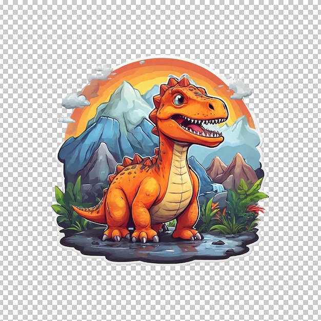 Dinosaur Cladosaurus in mascot gaming logo and esports design in illustration style