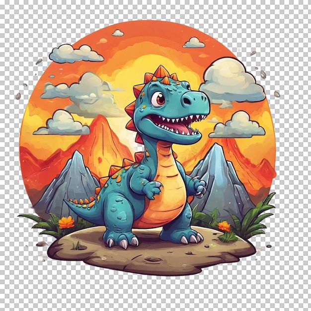 Dinosaur Cladosaurus in mascot gaming logo and esports design in illustration style