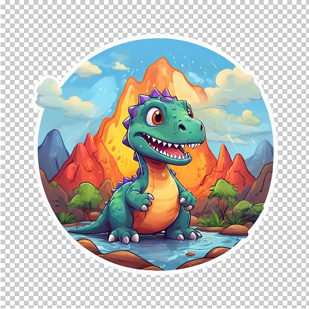 Dinosaur Cladosaurus in mascot gaming logo and esports design in illustration style