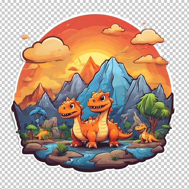 Dinosaur Cladosaurus in mascot gaming logo and sports design in illustration style