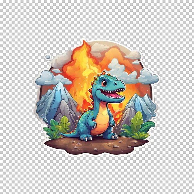 Dinosaur Cladosaurus in mascot gaming logo and sports design in illustration style