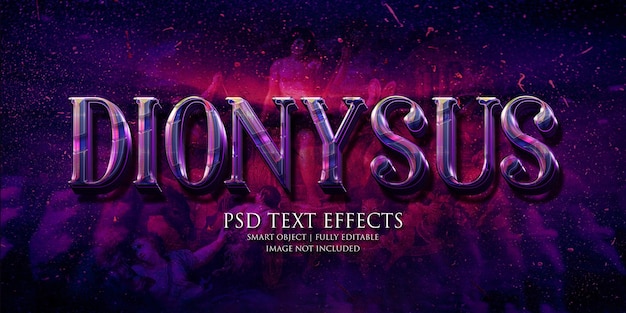 DIONYSUS TEXT EFFECT