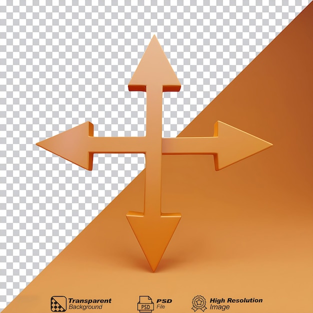 Directions Symbol isolated on transparent background