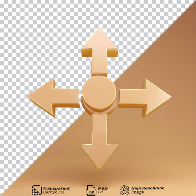 Directions Symbol isolated on transparent background