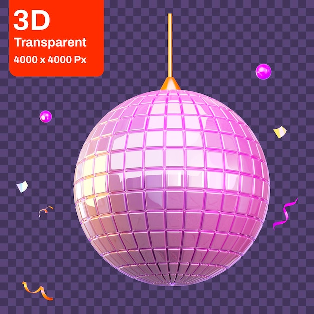 Disco Ball 3D Icon