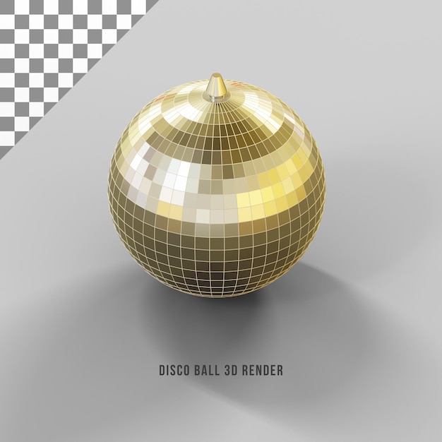 Disco Ball 3D Render Concept