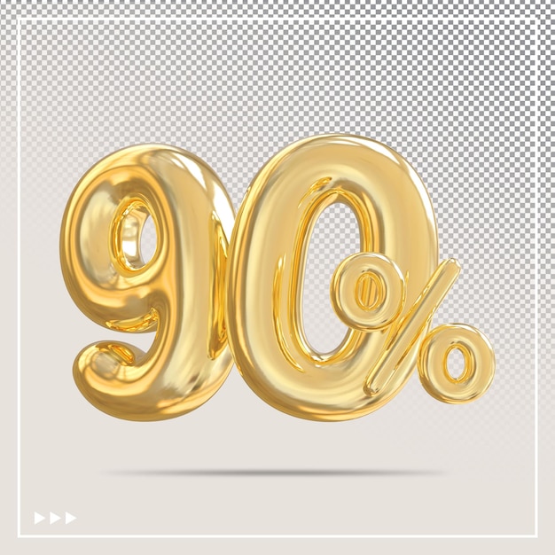 Discount 90 percent Gold 3d element