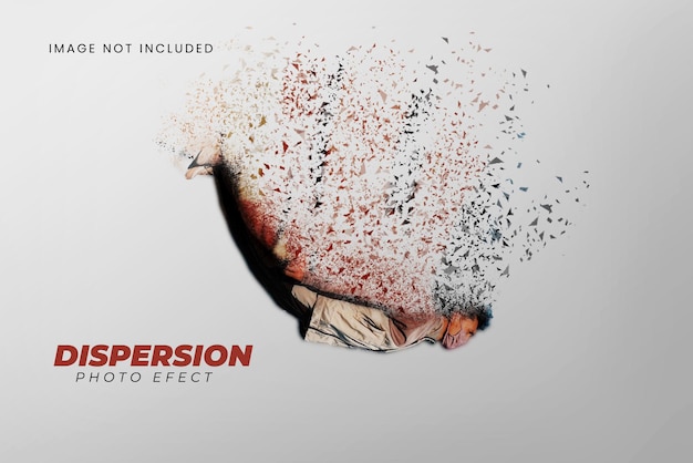 Dispersion photo effect template