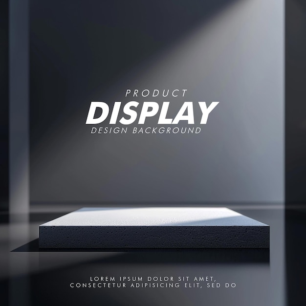 a display case for product by the brand name display