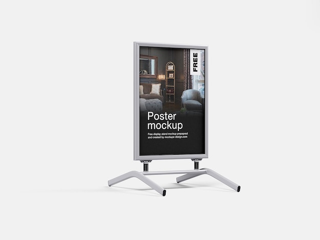 PSD display stand mockup