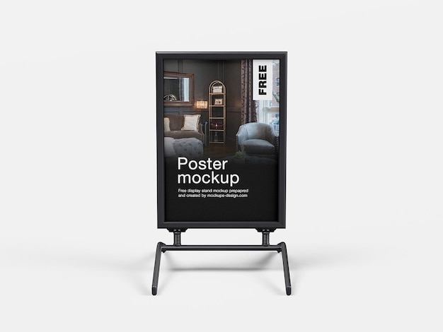 PSD display stand mockup