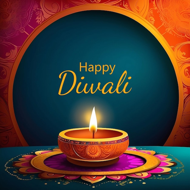 diwali background design banner template