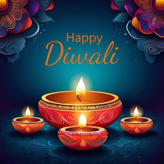 diwali background design banner template