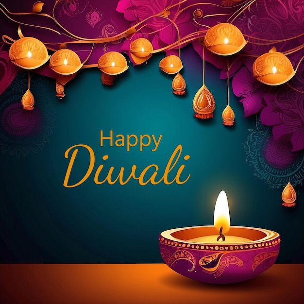 diwali background design banner template