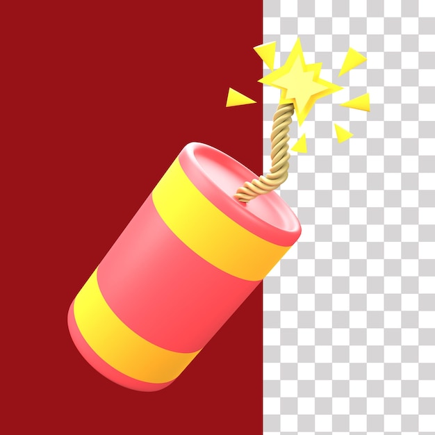 Diwali crackers 3d icon