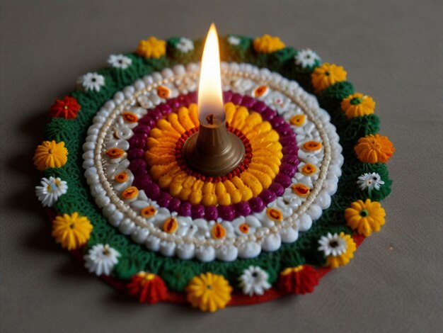 Diwali Diya or oil lamp isolated festival of lights