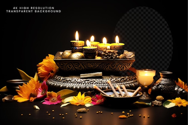 Diwali joy in illustrations backgrounds and festive templates for cards Diya's rangolis and PNG