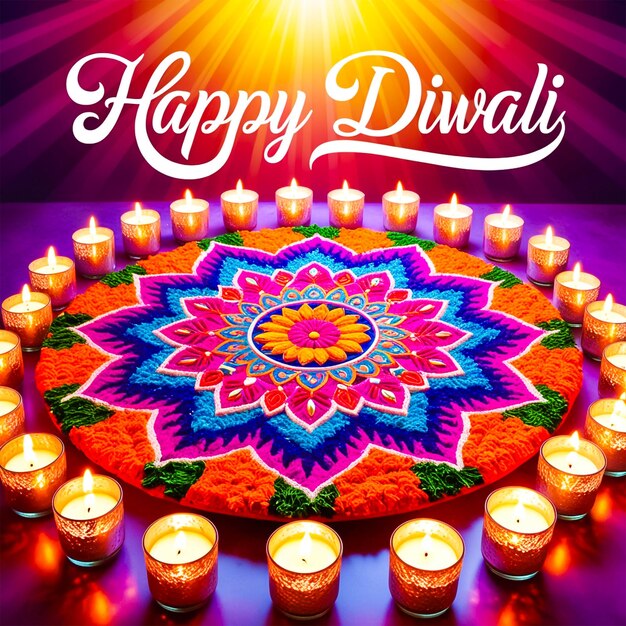 Diwali social media post design