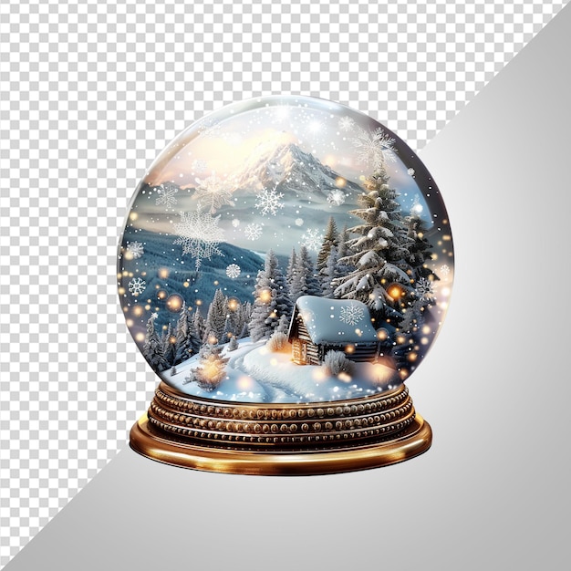 PSD diy snow globes png