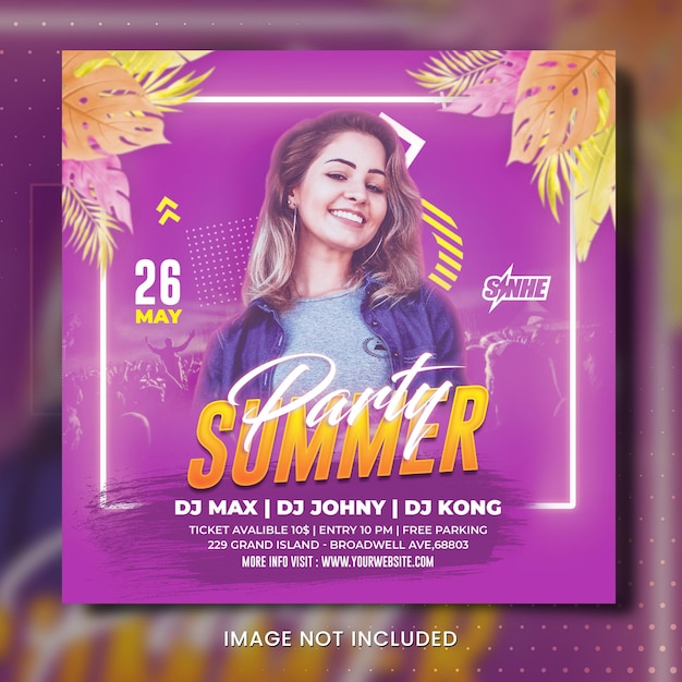 Dj Party Flyer Template