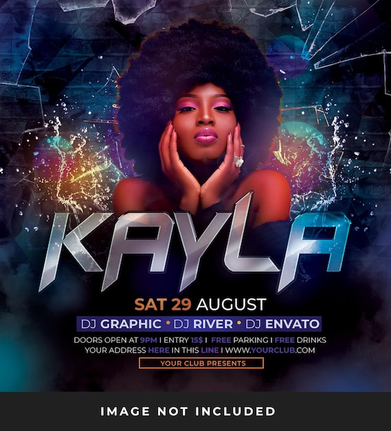 DJ Party Flyer Template