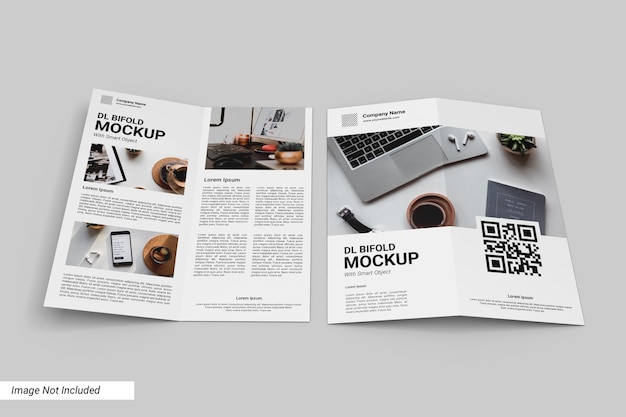 DL Bifold Brochure Mockup