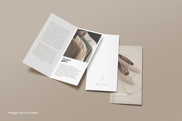 Dl bifold brochure mockup