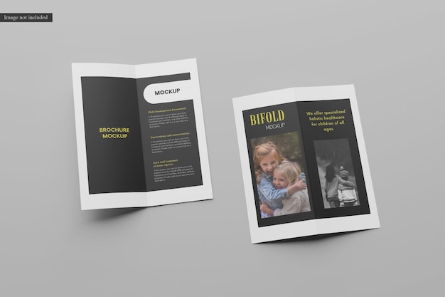 Dl bifold brochure mockup