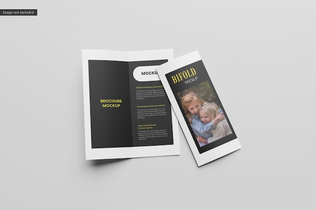 Dl bifold brochure mockup