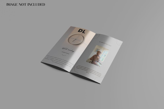 DL BIFOLD BROCHURE MOCKUP