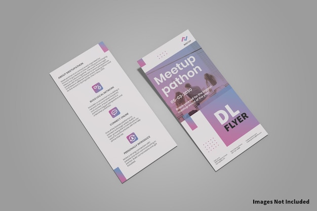 Dl flyer mockup