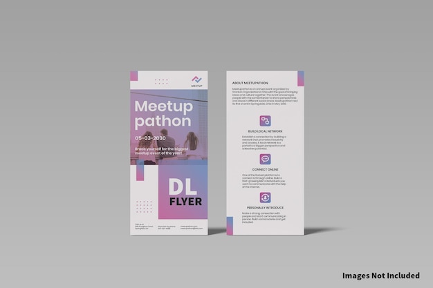 Dl flyer mockup