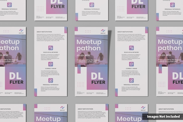 Dl flyer mockup