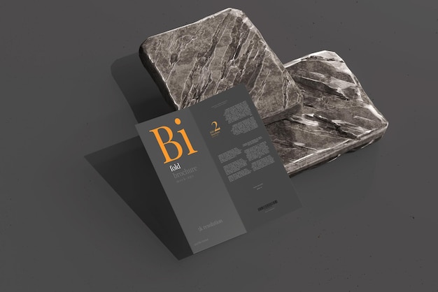 DL Size BiFold Brochure Mockup