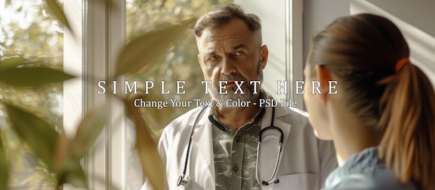 PSD doctor and patient conversation