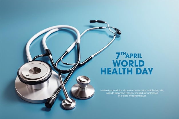 Doctors Day tribute banner design with a professional doctor and the iconic stethoscope