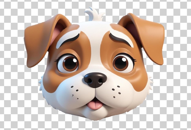 PSD a dog head with a nose that says dog on it